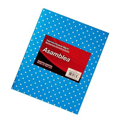 CUADERNO 19x23 Rayado Lunar Celeste x 50 h.