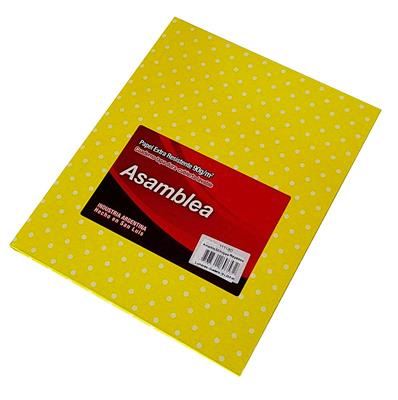 CUADERNO 19x23 Rayado Lunar Amarillo x 50 h. 
