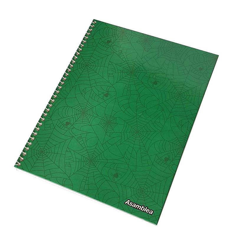 CUADERNO 21x27 # x 100 h. ASAMBLEA Verde