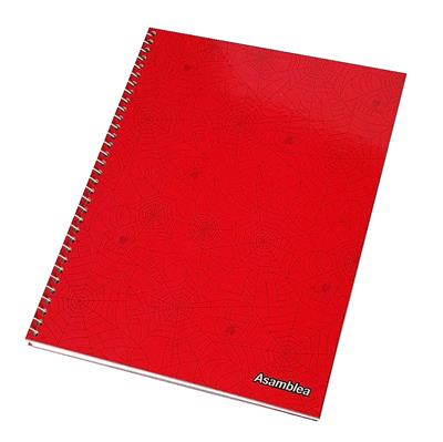 CUADERNO 21x27 # x 100 h. ASAMBLEA Rojo
