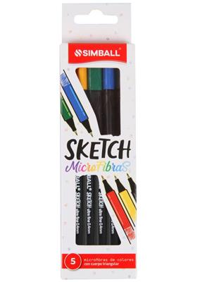MICROFIBRAS SIMBALL SKETCH x 5 u.