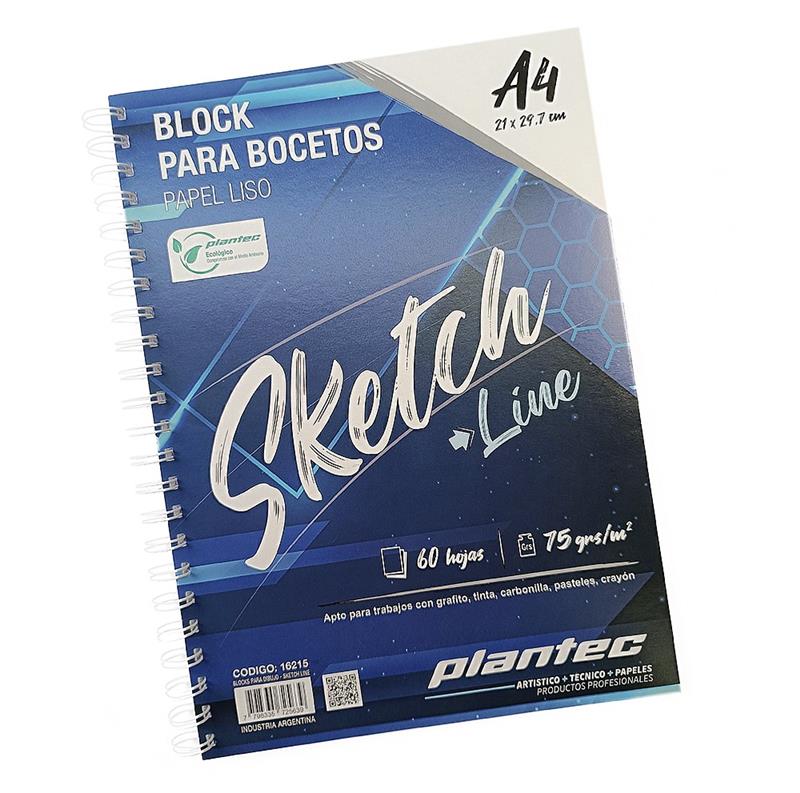 BLOCK PLANTEC SKETCH A4 de 75 g. x 60 h.