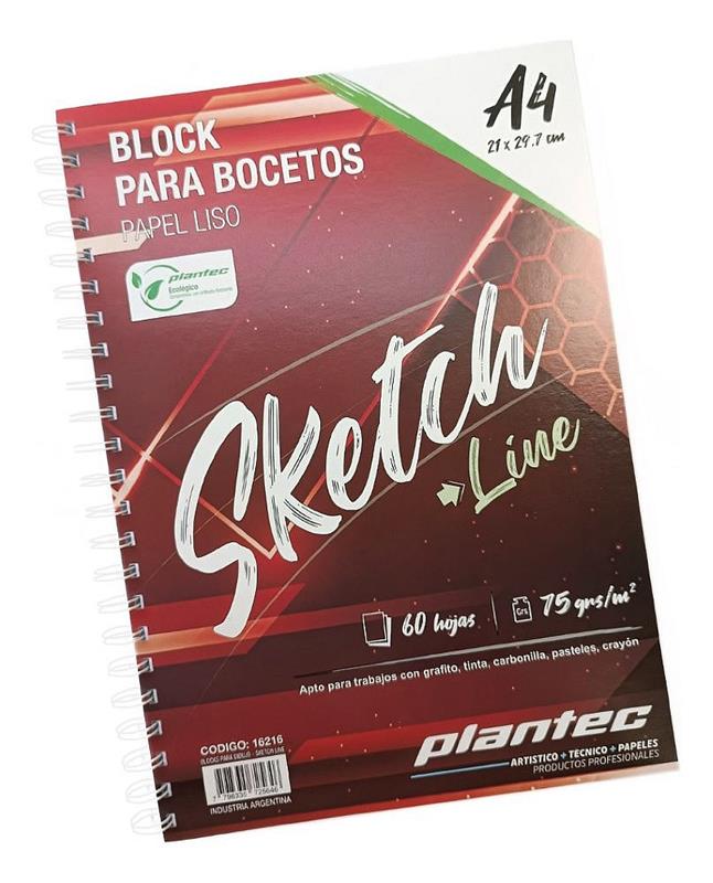 BLOCK PLANTEC SKETCH A4 Liso