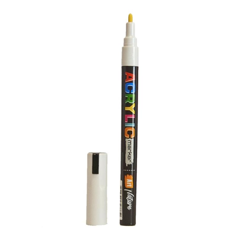 MARCADOR ART NATURE ACRYLIC Fino Blanco
