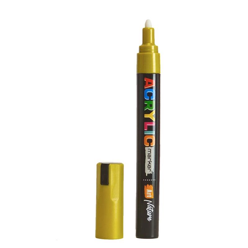 MARCADOR ART NATURE ACRYLIC Medio Oro