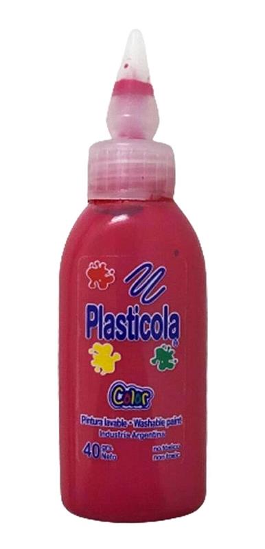 PLASTICOLA COLOR x 40 g. Rojo