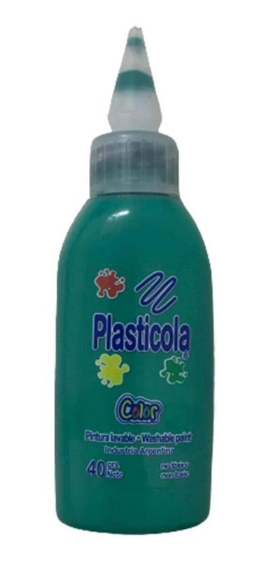 PLASTICOLA COLOR x 40 g. Verde