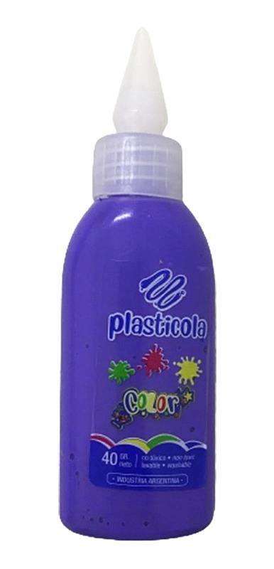 PLASTICOLA COLOR x 40 g. Violeta