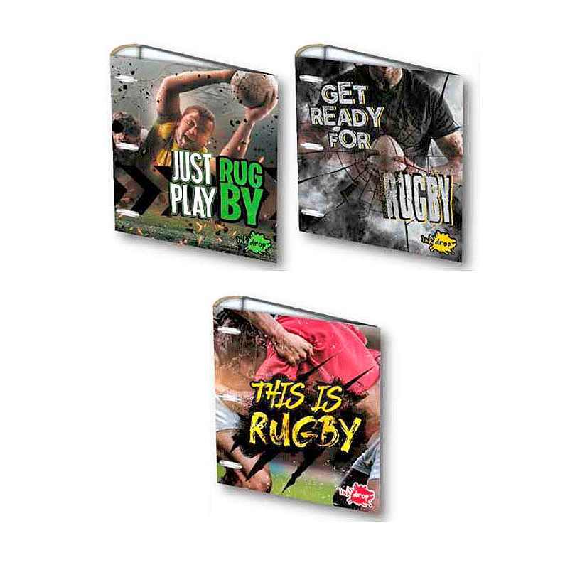 CARPETA ESCOLAR 3x40 INK DROP RUGBY