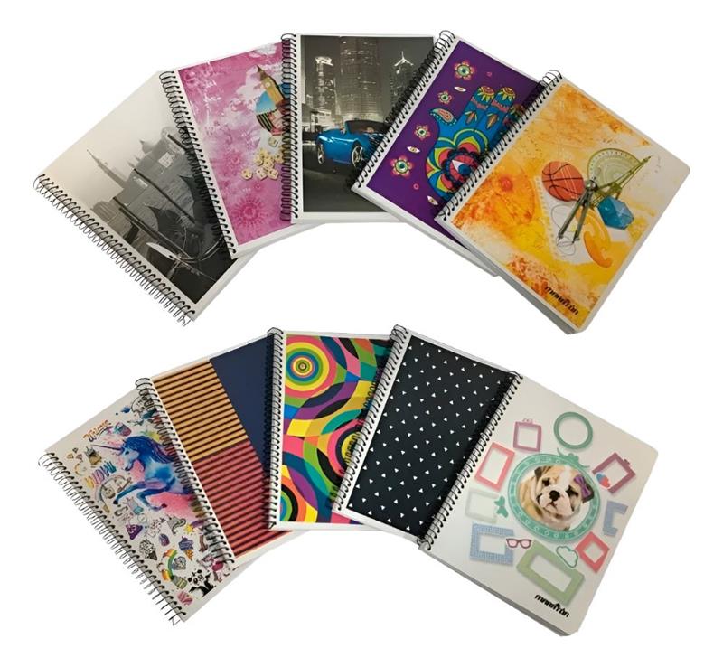 CUADERNO 16x21 = x 84 h. c/Espiral MARATON
