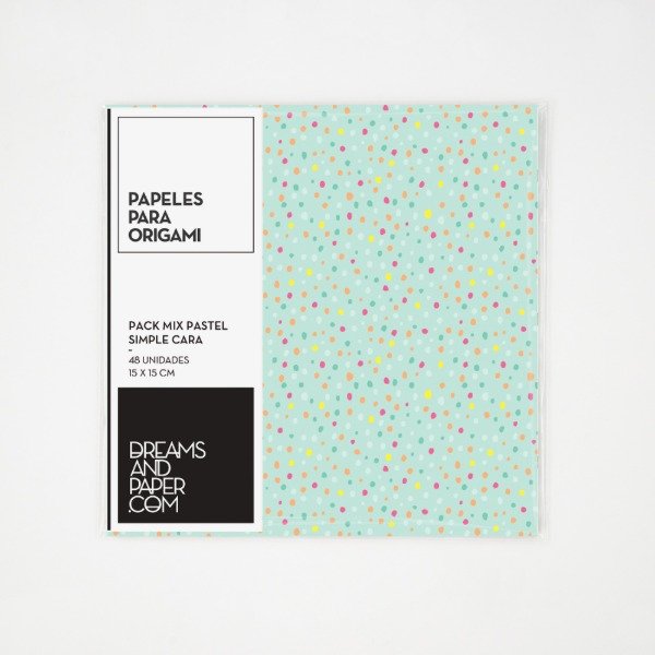 PAPELES PARA ORIGAMI Mix Pastel