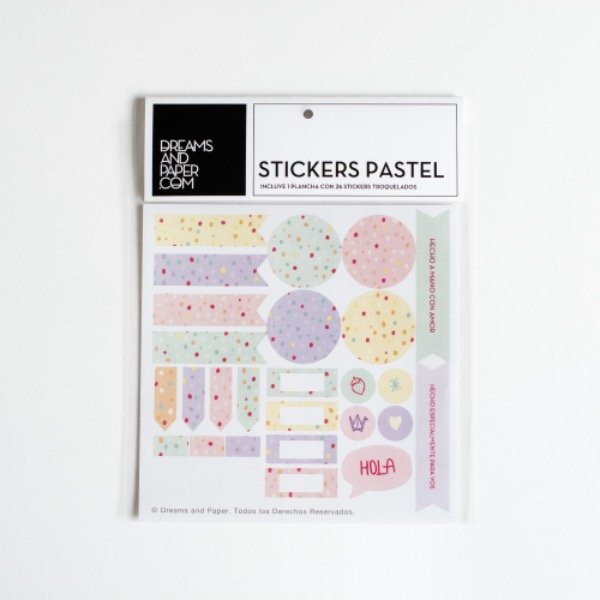 STICKER D&P Pastel