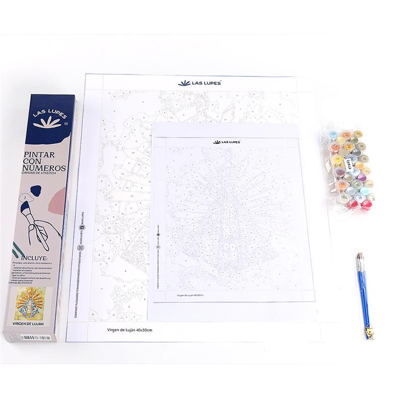 PINTAR CON NUMEROS 47x57 Virgen de Luján