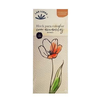 LIBRETA para COLOREAR Botánico