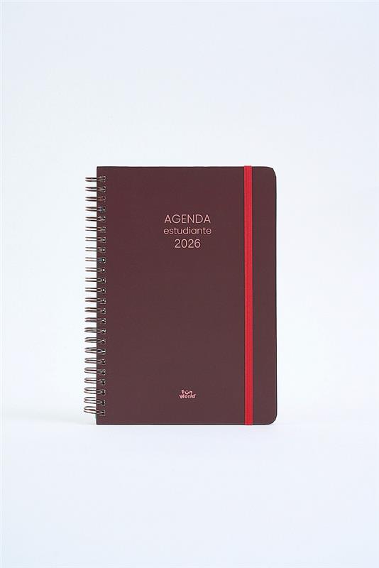 AGENDA FW 15x21 del ESTUDIANTE Marrón