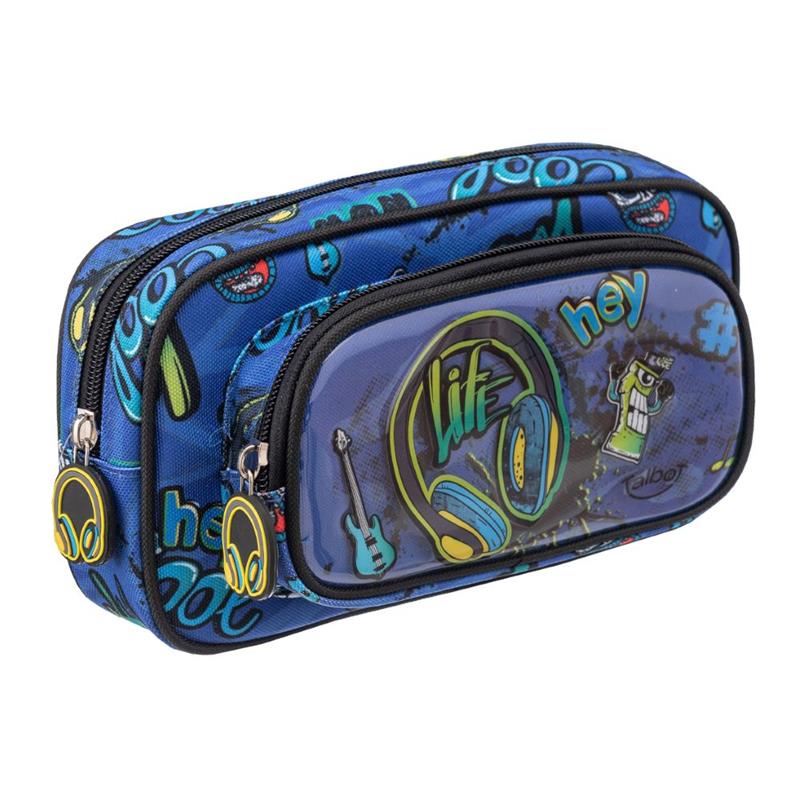 CARTUCHERA TALBOT BIG POCKET Disc Jockey