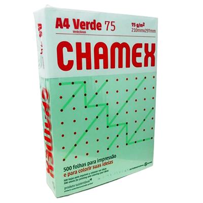 RESMA A4  75 g.  VERDE x 500 h.