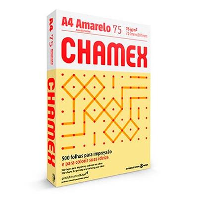 RESMA A4  75 g. AMARILLA x 500 h. 
