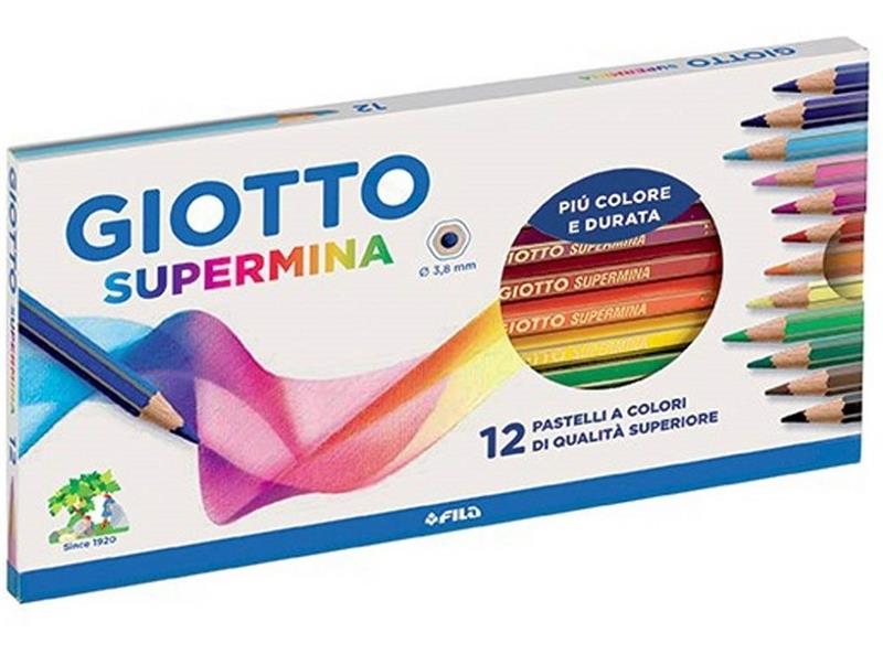 LAPICES GIOTTO SUPERMINA x 12 u.
