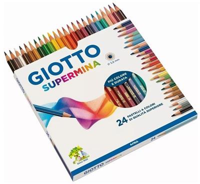LAPICES GIOTTO SUPERMINA x 24 u.