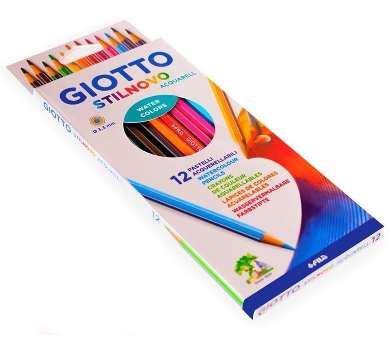 LAPICES GIOTTO STILNOVO ACUARELABLE x 12 u.
