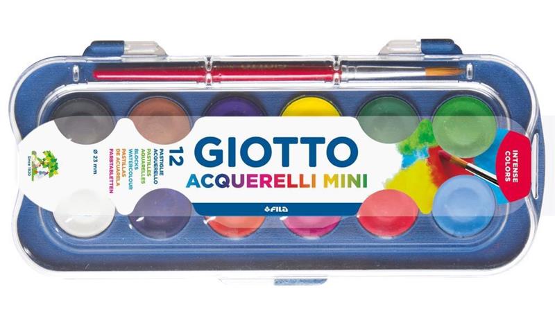 ACUARELA GIOTTO x 12 COLORES