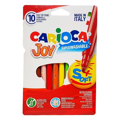 MARCADOR CARIOCA JOY x 10 u.