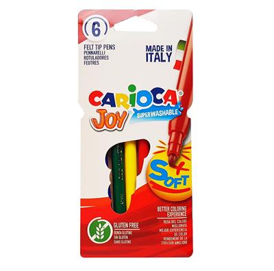 MARCADOR CARIOCA JOY x 6 u.