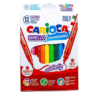 MARCADOR CARIOCA BIRELLO x 12 Colores