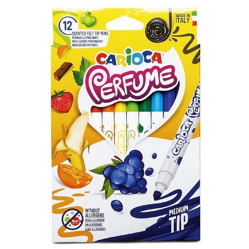 MARCADOR CARIOCA PERFUME x 12 Colores