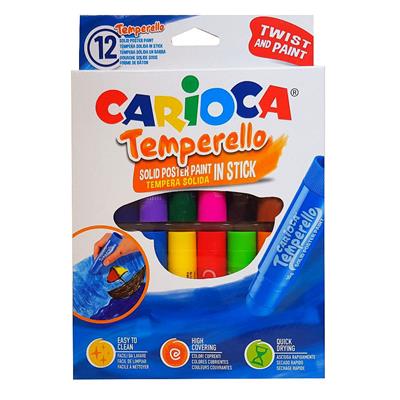 TEMPERA CARIOCA x 12 Colores