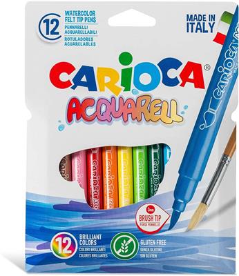 MARCADOR CARIOCA ACQUARELL x 12 u.