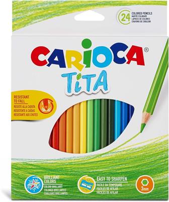 LAPICES CARIOCA TITA x 24 u.
