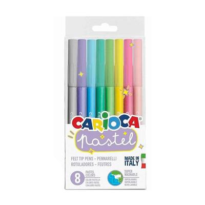 MARCADOR CARIOCA PASTEL x 8 Colores