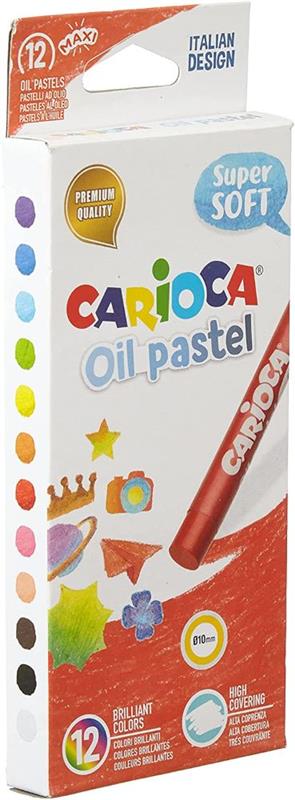 PASTEL AL OLEO CARIOCA x 12 Colores.