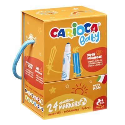 MARCADOR CARIOCA BABY CAJA x 24 u.