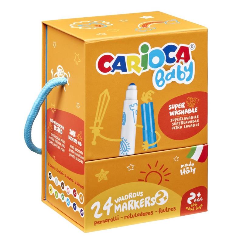 MARCADOR CARIOCA BABY CAJA x 24 u.