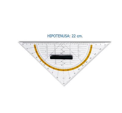 ESCUADRA DOZENT 45º MULTIUSO H. 22 cm.