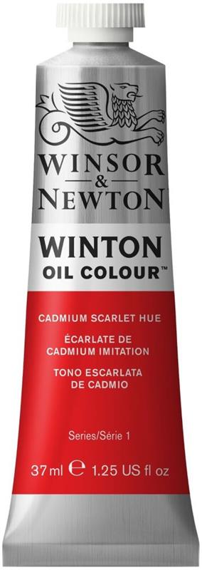 OLEO W&N WINTON x 37 ml. Tono Escarlata de Cadmio