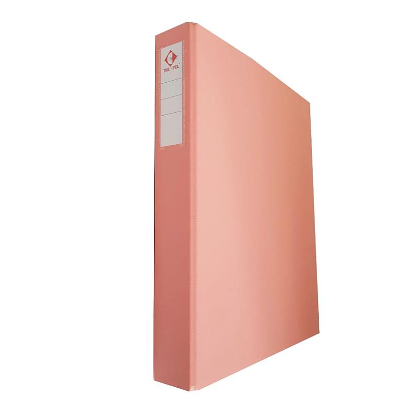 CARPETA A4 2x40 VINILICO Salmón Pastel