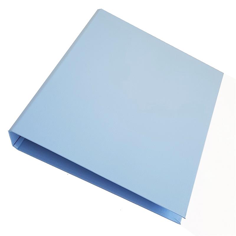 CARPETA ESCOLAR 3x40 VINILICO Celeste Pastel