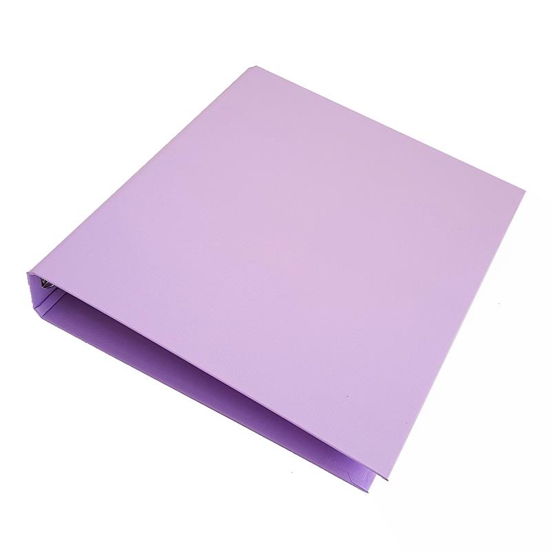 CARPETA ESCOLAR 3x40 VINILICO Violeta Pastel